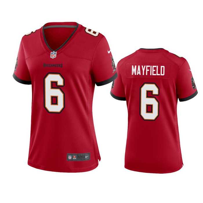 Women's Tampa Bay Buccanee #6 Baker Mayfield Red Stitched Game Jersey(Run Small) Dzhi,We sell and wholesale Women's Tampa Bay Buccanee #6 Baker Mayfield Red Stitched Game Jersey(Run Small) Dzhi on line form chian!